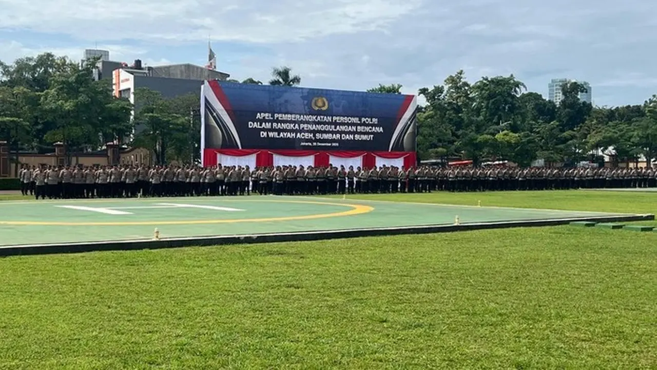 Mabes Polri Kirim 300 Personel Tambahan untuk Pemulihan Bencana di Aceh Akhir Tahun