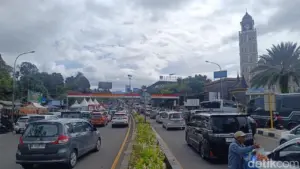 One Way Puncak Bogor Diberlakukan, Arus Kendaraan Menuju Wisata Padat Merayap