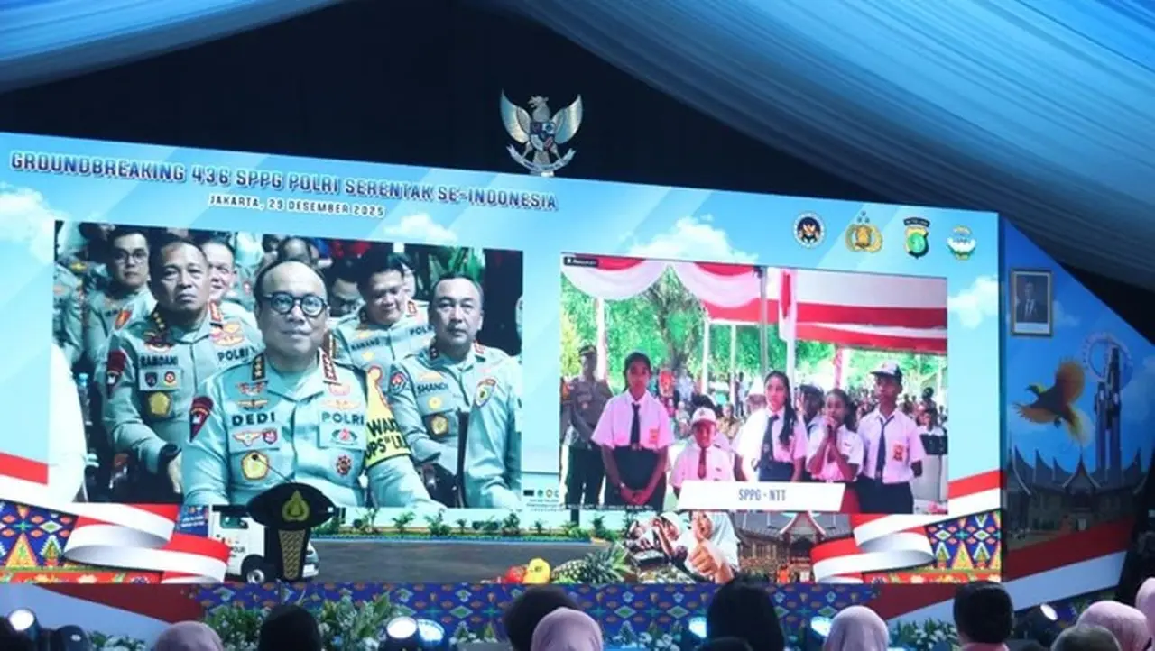 Wakapolri Pimpin Groundbreaking 436 SPPG Serentak, Komitmen Polri Dukung Program Gizi Nasional