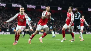 Gabriel Jesus Puji Mentalitas Arsenal yang Terus Berkembang Pasca Kemenangan 4-1 atas Aston Villa