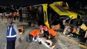 Kecelakaan Maut Bus Cahaya Trans di Tol Krapyak Semarang Tewaskan 16 Orang, 4 Sekeluarga Asal Boyolali