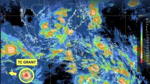 Siklon Tropis Grant Terdeteksi di Samudra Hindia, Picu Gelombang Tinggi di Pesisir Selatan