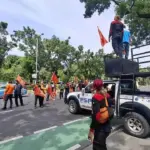 Jelang Pengumuman UMP 2026, Buruh Gelar Aksi di Depan Balai Kota Jakarta