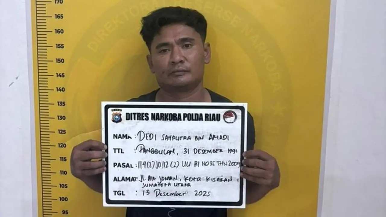 Polda Riau Sita 30 Kg Sabu Jelang Akhir Tahun, Satu Kurir Dibekuk