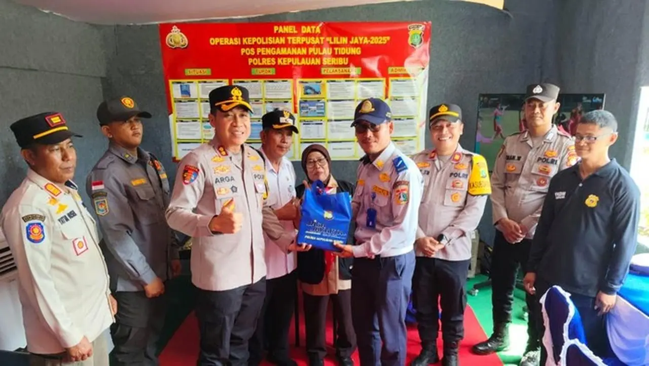 Polres Kepulauan Seribu Dirikan 5 Pospam untuk Jamin Keamanan Wisatawan Libur Nataru