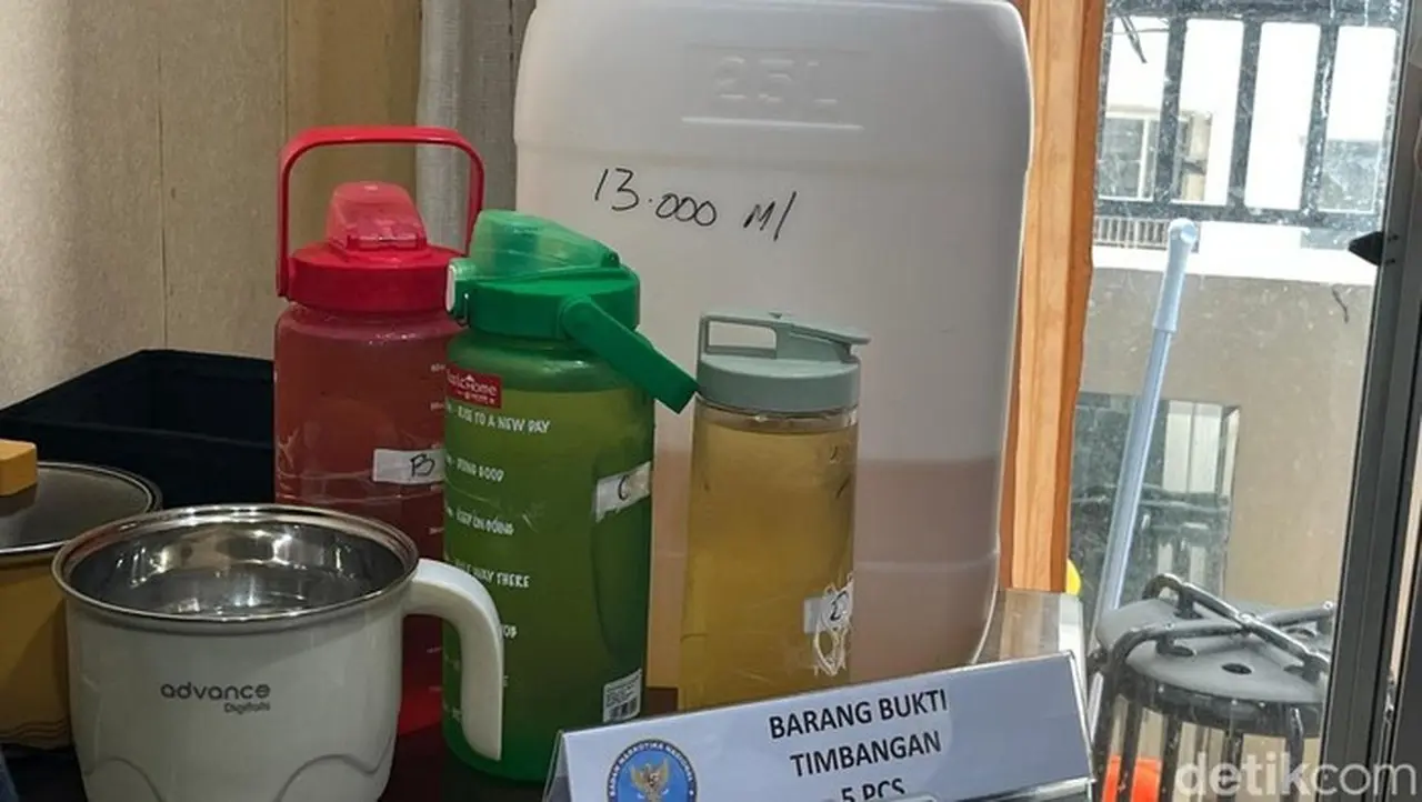 BNN Ungkap Pabrik Narkoba Ancol: Happy Water dan Vape Etomidate Dijual Rp 2-6 Juta