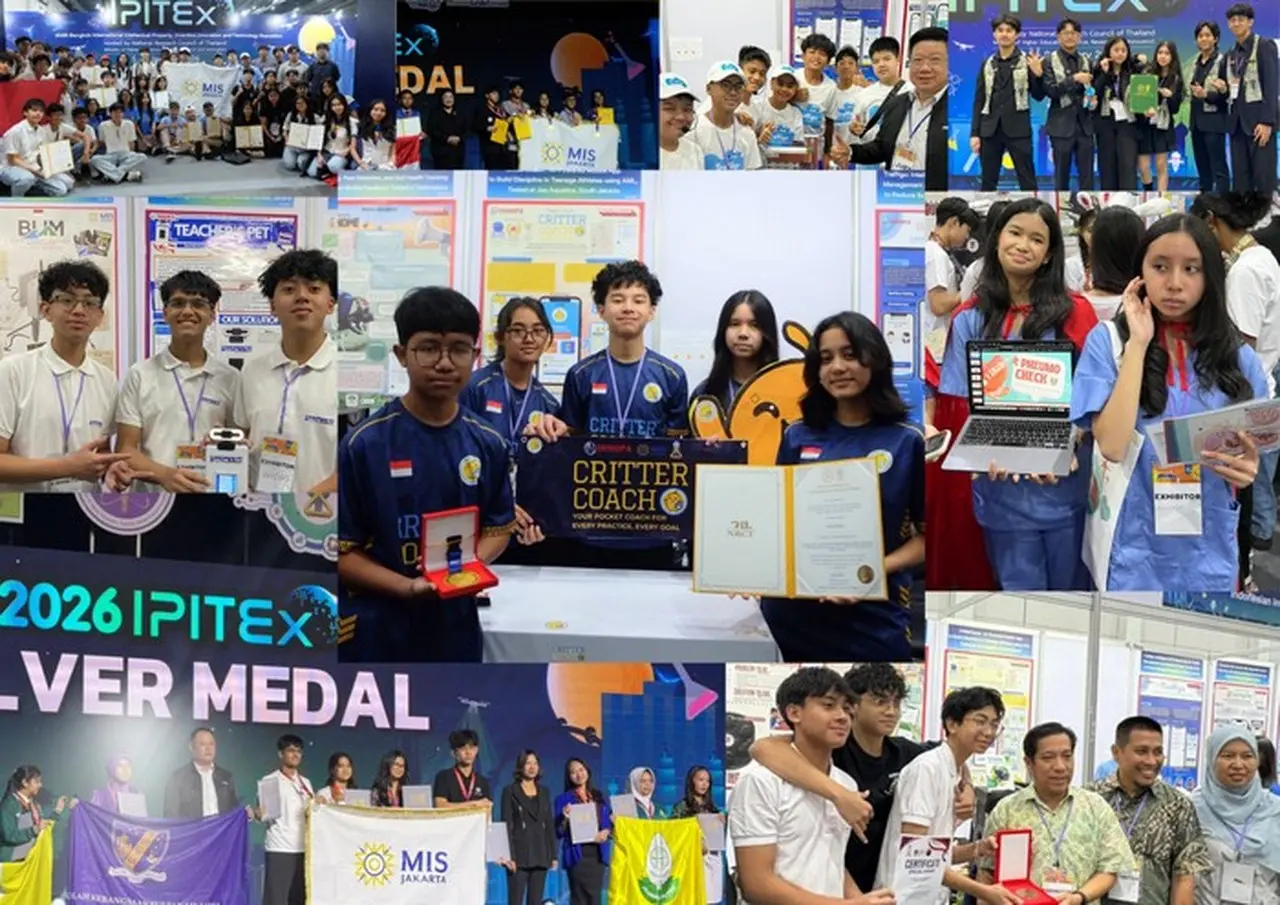 Siswa Mentari Intercultural School Jakarta Borong Emas di Ajang Inovasi Internasional IPITEx 2026 Siswa Mentari Intercultural School Jakarta Borong Emas di Ajang Inovasi Internasional IPITEx 2026