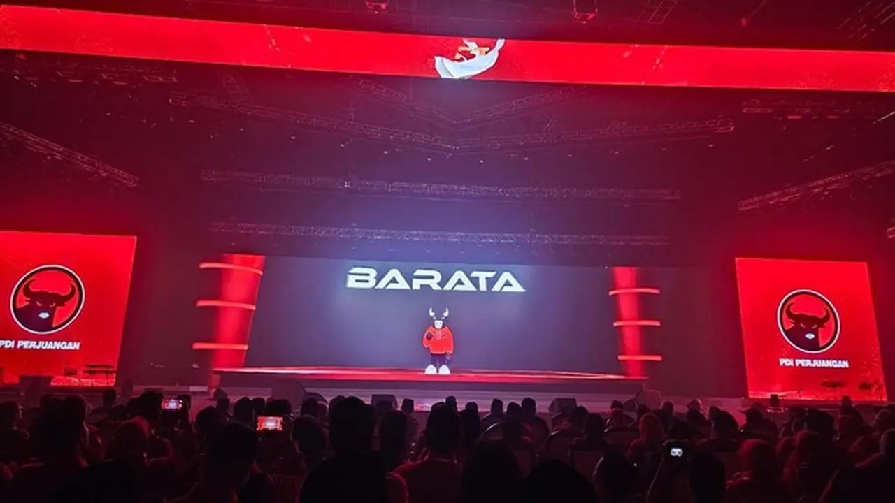 PDIP Perkenalkan “Barata”, Maskot Banteng Baru dengan Filosofi Mendalam di HUT ke-53
