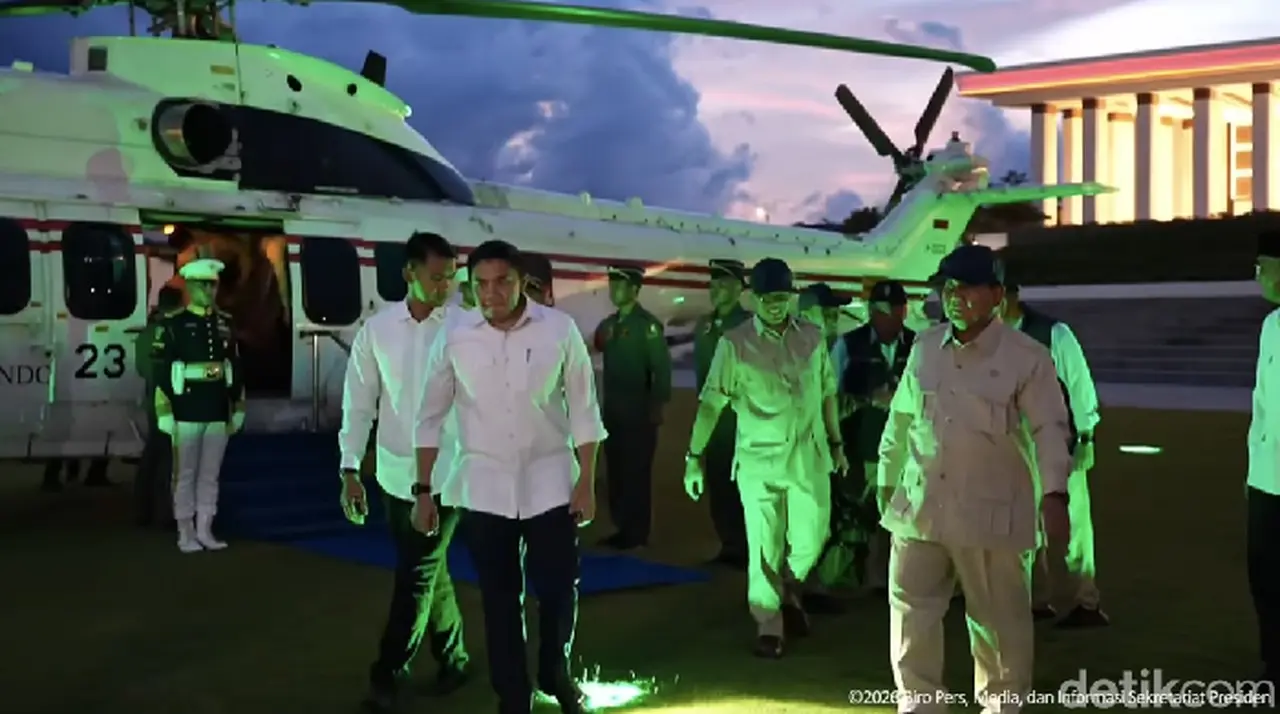 Presiden Prabowo Lakukan Kunjungan Perdana ke IKN Usai Resmikan Kilang Minyak Balikpapan
