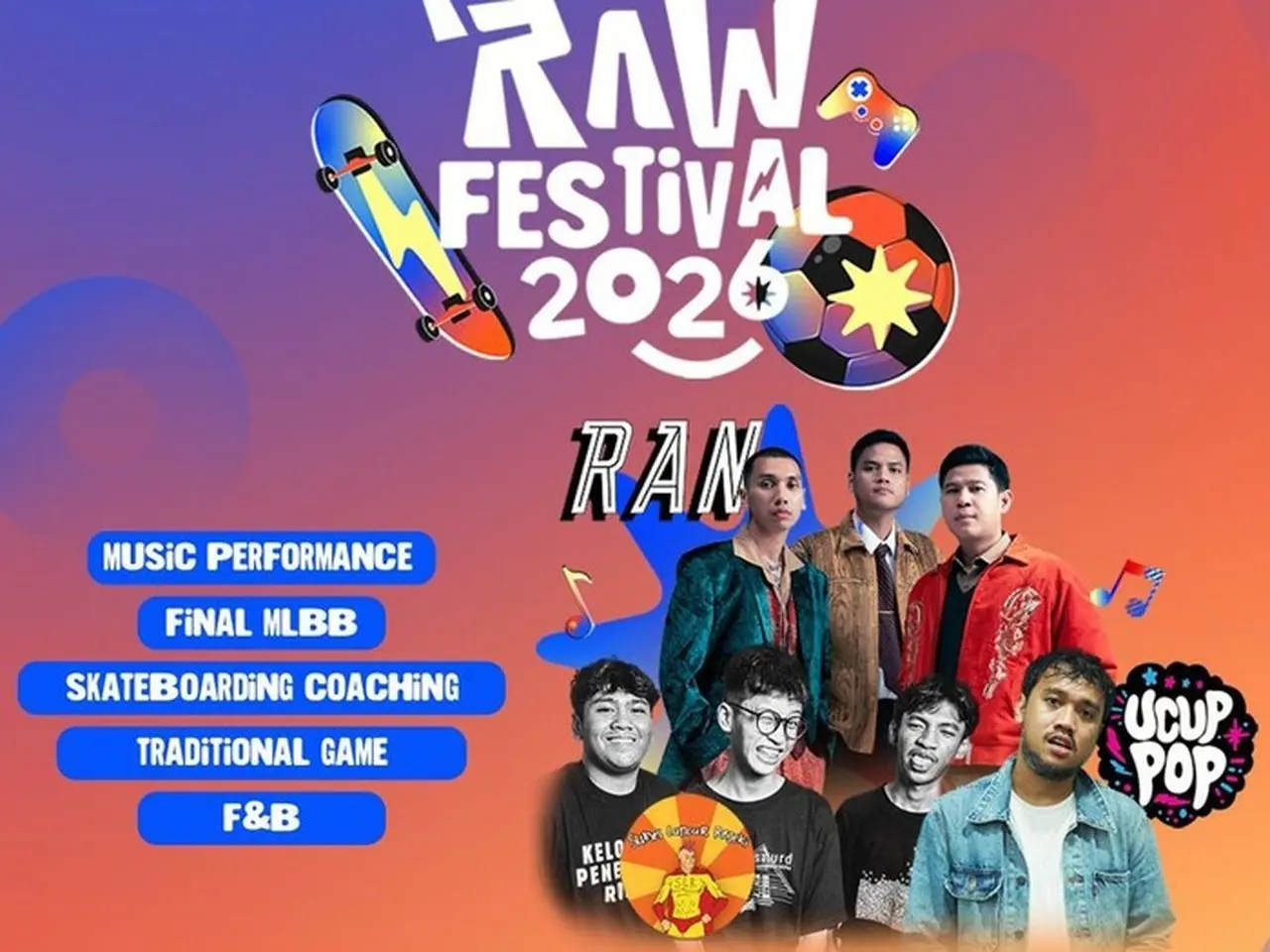 RAW Festival 2026: RAN dan Sukses Lancar Rejeki Siap Guncang Panggung Senayan
