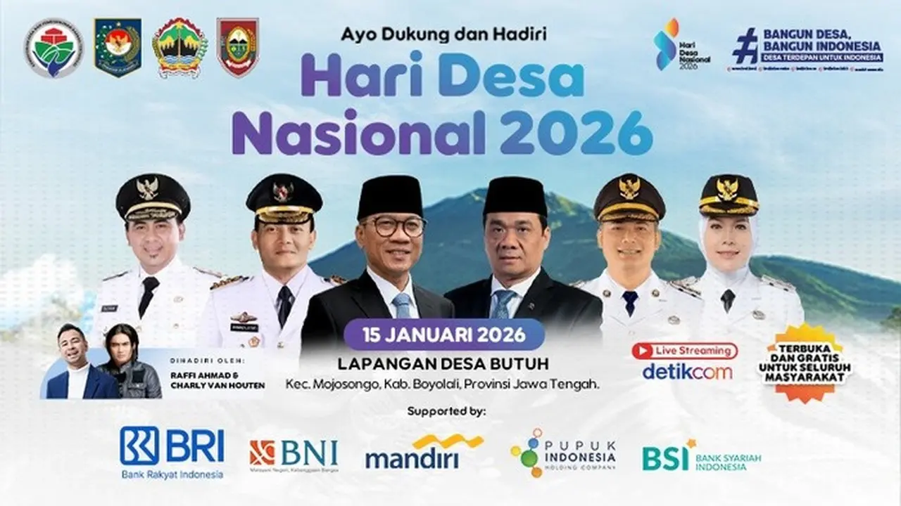Peringatan Hari Desa Nasional 2026: Perayaan Pembangunan dari Desa Digelar di Boyolali Peringatan Hari Desa Nasional 2026: Perayaan Pembangunan dari Desa Digelar di Boyolali