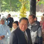 SBY Hadiri Pernikahan Sekpri Prabowo di TMII, Disambut Hangat Kerabat Pengantin
