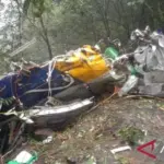 Mesin Pesawat ATR 42-500 Ditemukan di Pangkep, Tim SAR Juga Temukan Body Part Korban