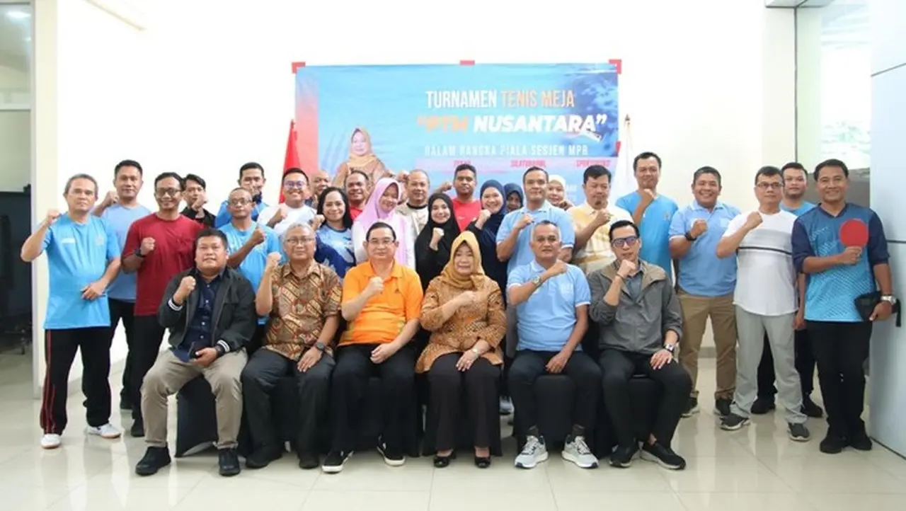 Plt Sekjen MPR Buka Turnamen Tenis Meja, Tekankan Pentingnya Sportivitas dan Silaturahmi Plt Sekjen MPR Buka Turnamen Tenis Meja, Tekankan Pentingnya Sportivitas dan Silaturahmi