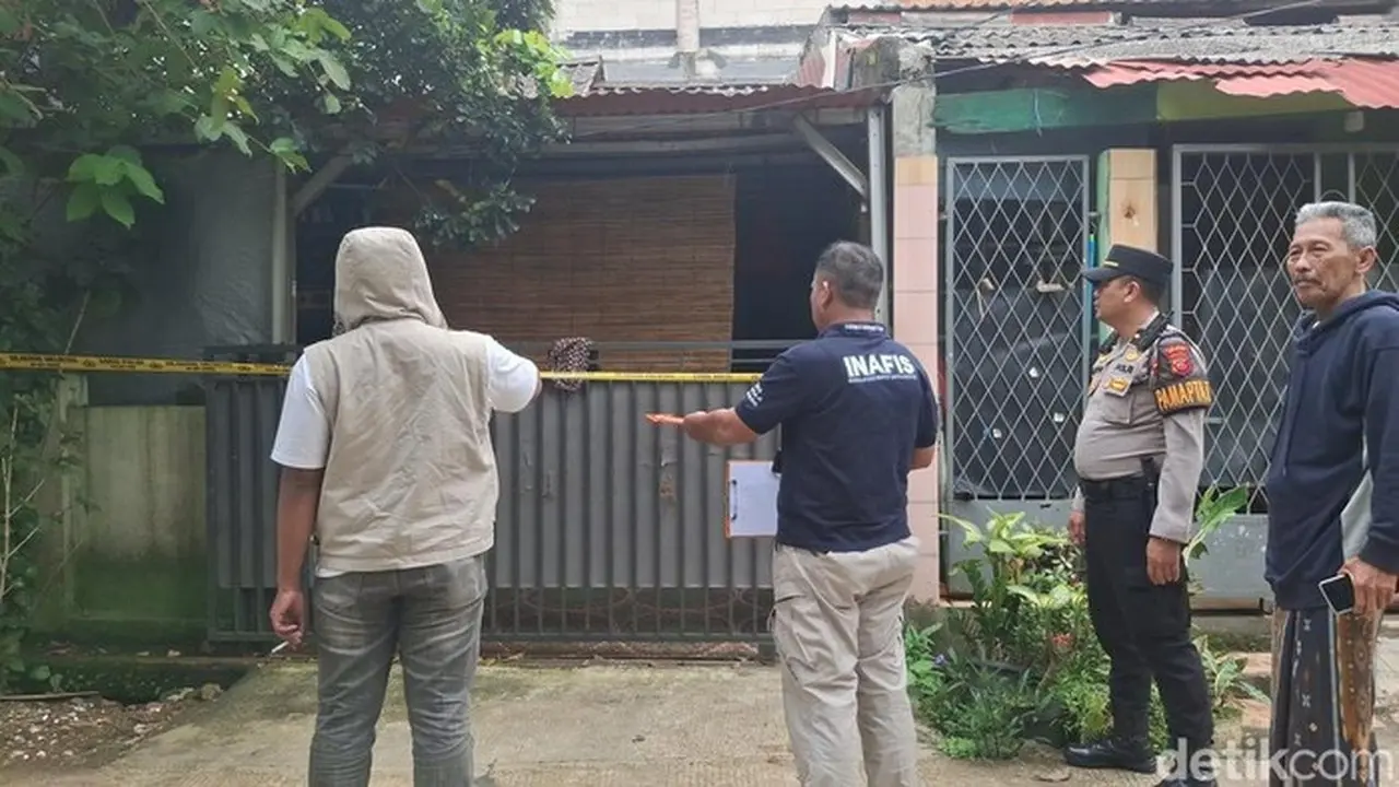 Suami Bunuh Istri di Bogor, Polisi Olah TKP Temukan Bekas Darah dan Barang Berantakan