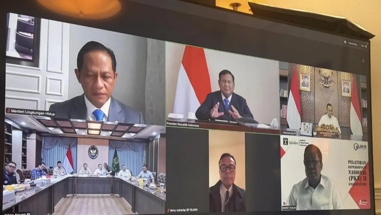 Prabowo Pimpin Rapat Penertiban Hutan dari London, Bahas Konservasi Gajah dan Kerja Sama Maritim