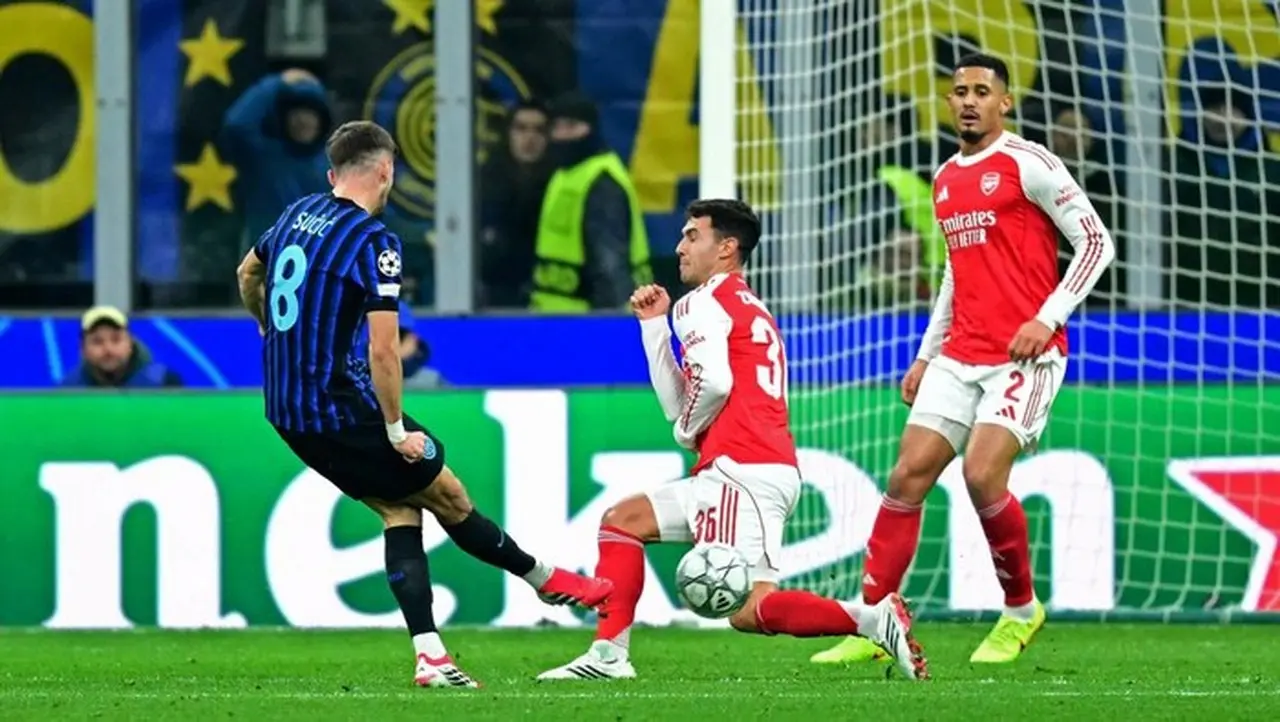 Babak Pertama Liga Champions: Arsenal Sementara Ungguli Inter Milan 2-1 di Giuseppe Meazza