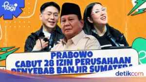 Prabowo Cabut Izin 28 Perusahaan Penyebab Banjir Bandang Sumatera