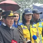 Pramono Anung Tinjau Pintu Air Cengkareng Drain Siaga 1, Pastikan Aliran Air Lancar