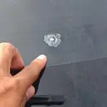 Kerikil Berserakan di Tol Bitung, Kaca Mobil Pengendara Fahmi Sa’id Retak