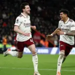 Declan Rice Cetak Brace, Arsenal Kian Kokoh di Puncak Klasemen Liga Inggris