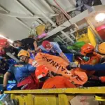 Kapal KM DLU IX Miring di Balikpapan, 3 Tewas Terjepit Truk dan Luka-luka