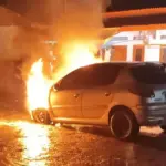 Mobil Warga di Bogor Terbakar Hebat Diduga Akibat Korsleting Listrik Saat Bertamu