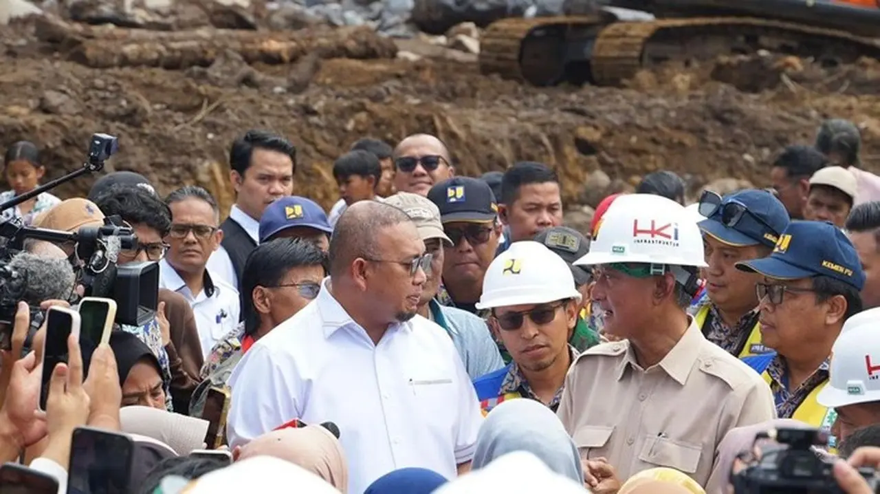 Menteri PU dan Andre Rosiade Tinjau Perbaikan Jalan Malalak Senilai Rp 667 Miliar