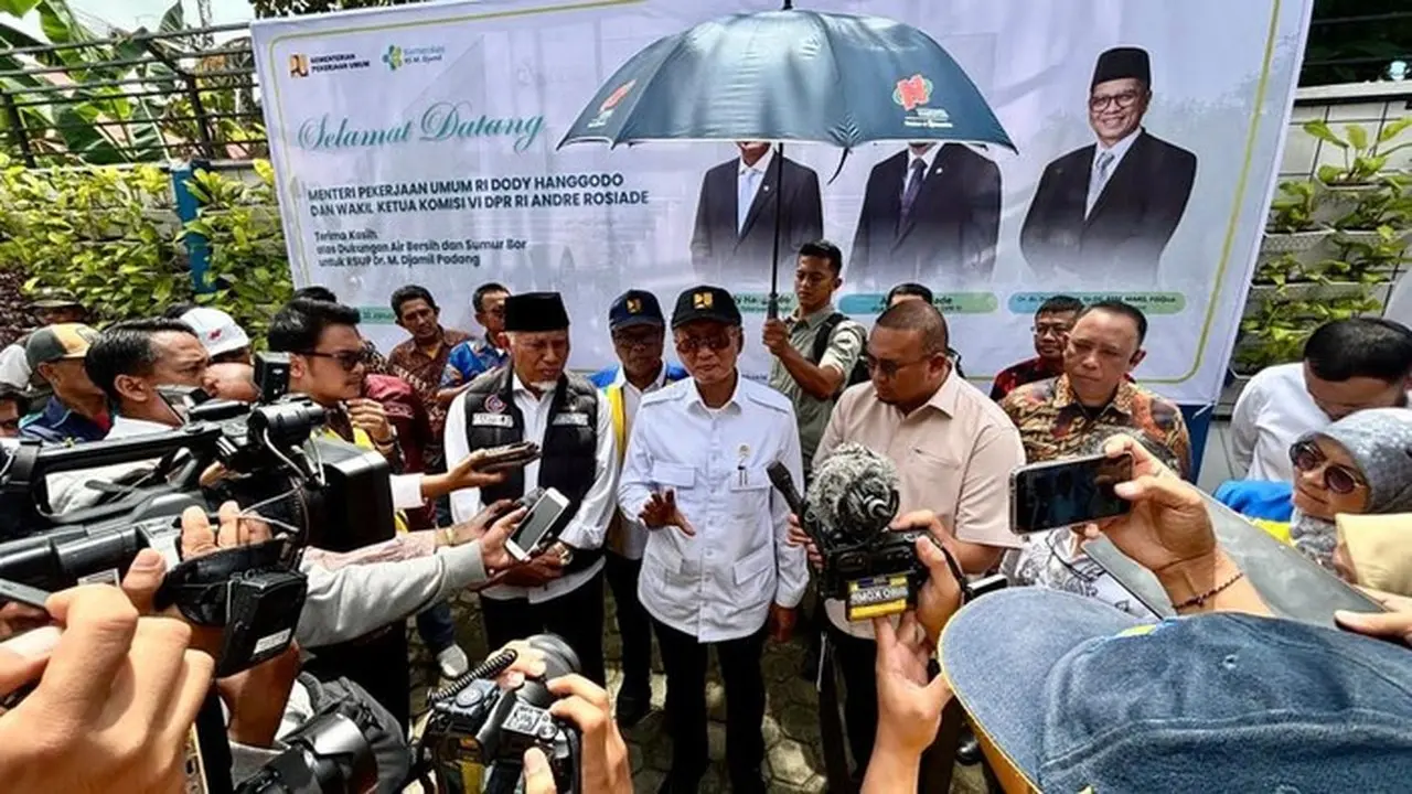 Menteri PU dan Andre Rosiade Resmikan Pengeboran Sumur Bor untuk Atasi Krisis Air RSUP M Djamil Padang
