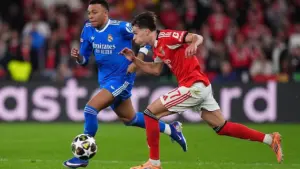 Babak I Liga Champions: Mbappe Tumpul, Skor Benfica vs Madrid Imbang 0-0