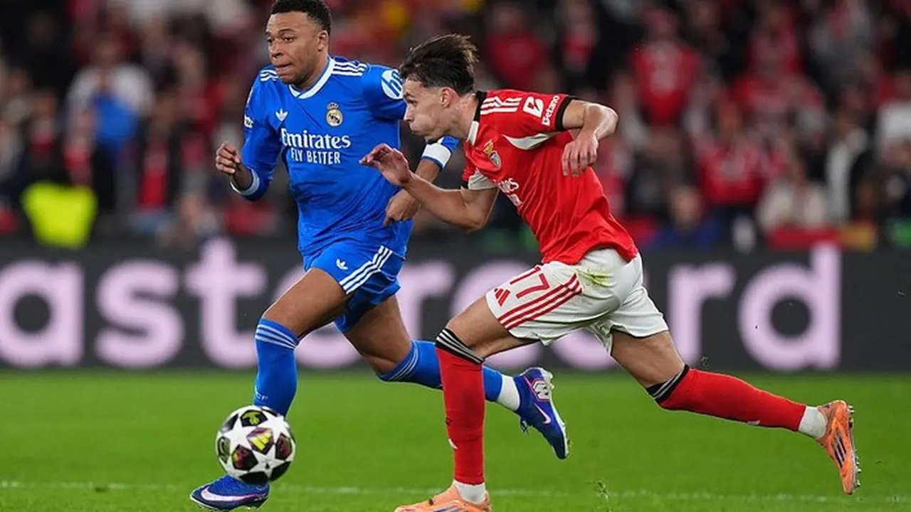 Babak I Liga Champions: Mbappe Tumpul, Skor Benfica vs Madrid Imbang 0-0 Babak I Liga Champions: Mbappe Tumpul, Skor Benfica vs Madrid Imbang 0-0