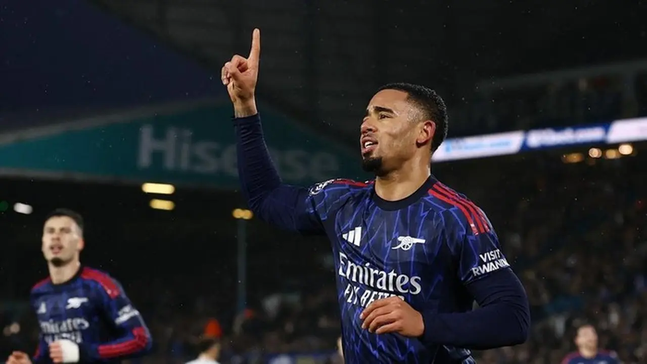 Gabriel Jesus Cetak Gol, Rekor Tak Terkalahkan Arsenal di Liga Inggris Tetap Sempurna