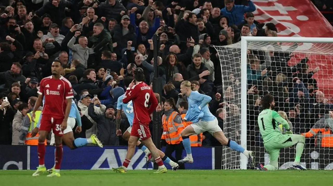 Comeback Dramatis Man City di Anfield: Haaland Cetak Gol Kemenangan Lawan Liverpool 2-1