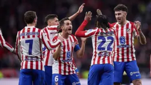 Atletico Madrid Bantai Barcelona 4-0 di Leg Pertama Semifinal Copa del Rey