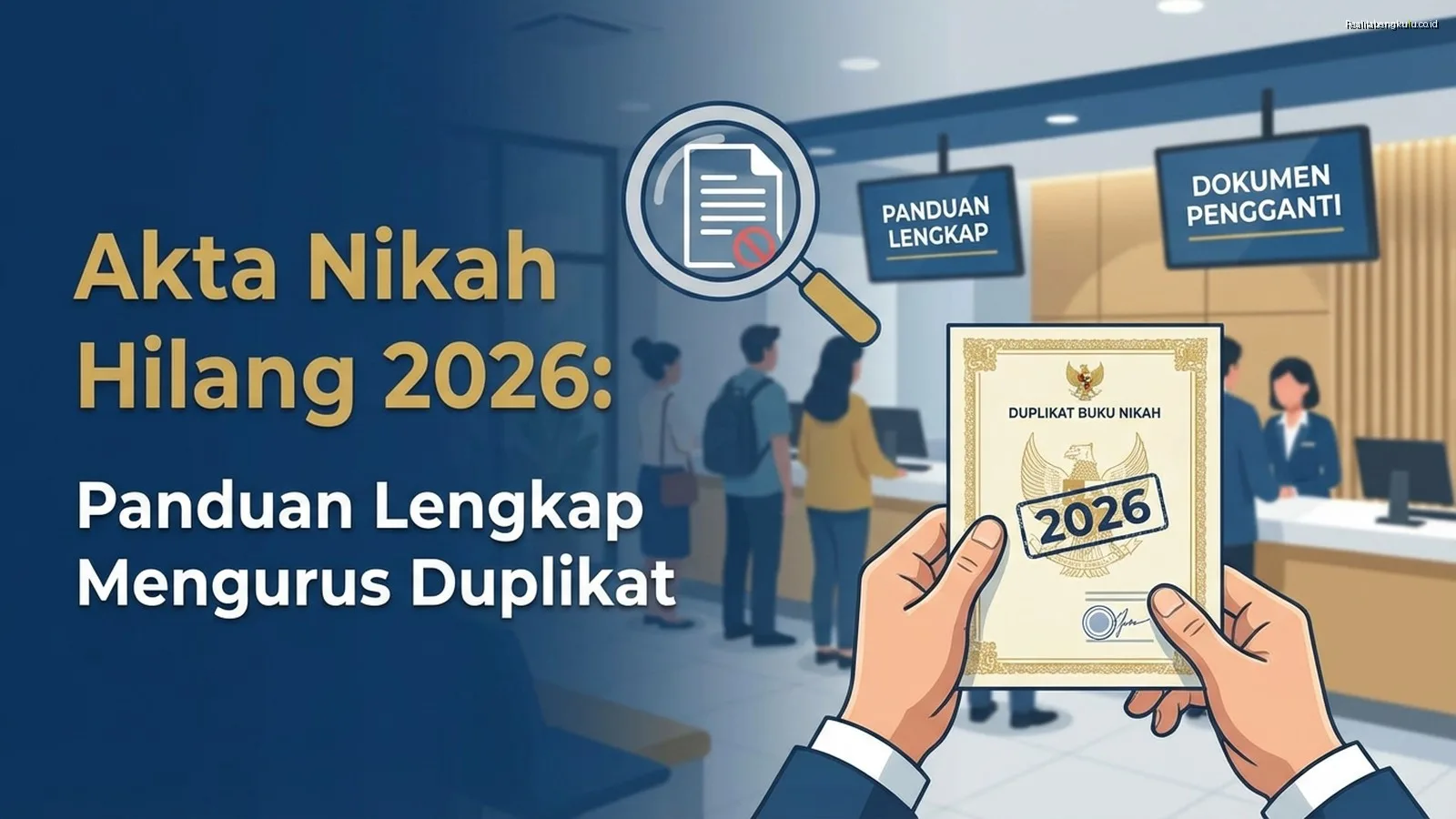 Akta Nikah Hilang 2026: Panduan Lengkap Mengurus Duplikat Akta Nikah Hilang 2026: Panduan Lengkap Mengurus Duplikat