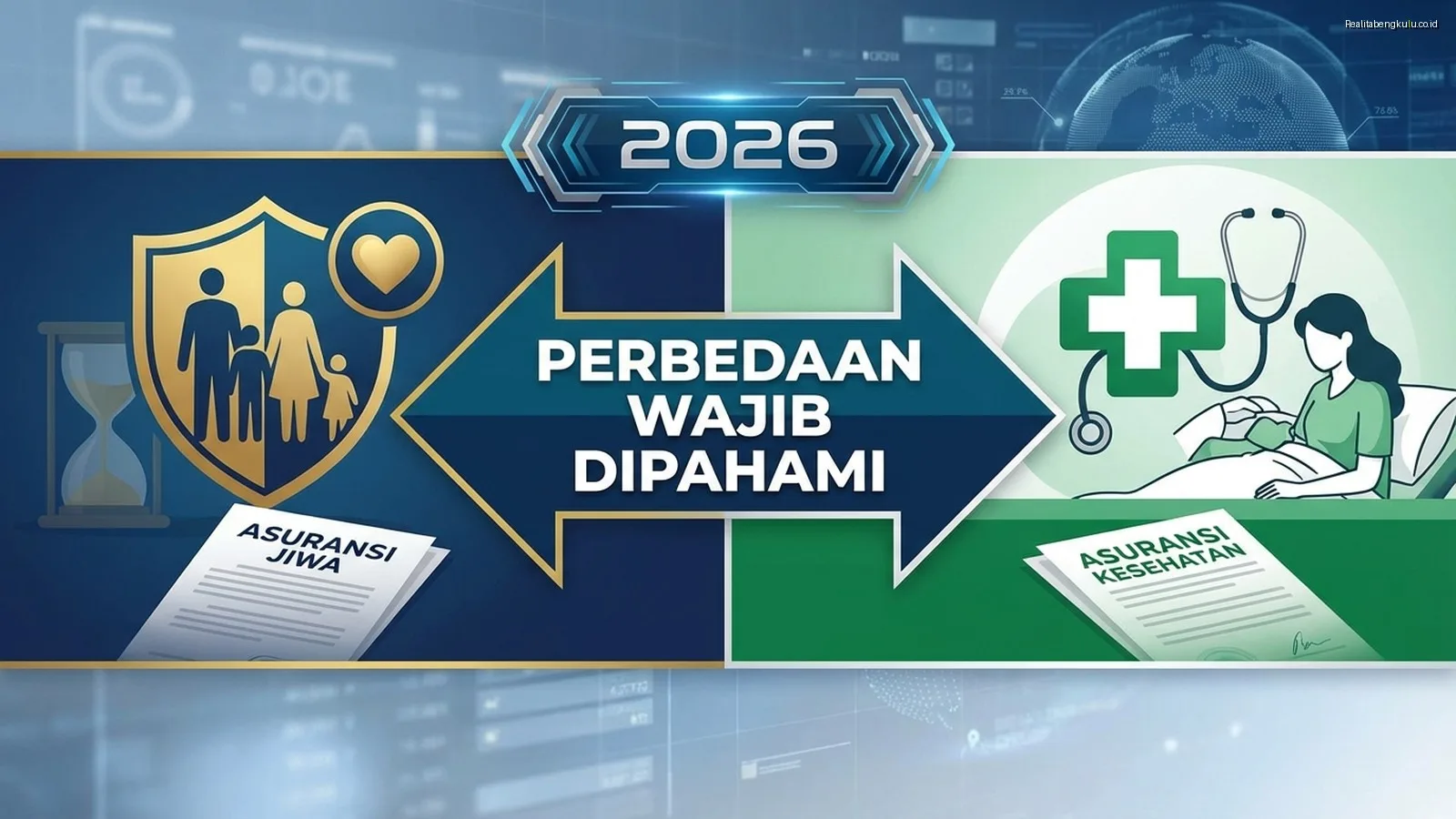 Asuransi Jiwa dan Asuransi Kesehatan 2026: Perbedaan Wajib Dipahami Asuransi Jiwa dan Asuransi Kesehatan 2026: Perbedaan Wajib Dipahami