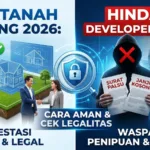 Beli Tanah Kavling 2026: Cara Aman Hindari Developer Nakal