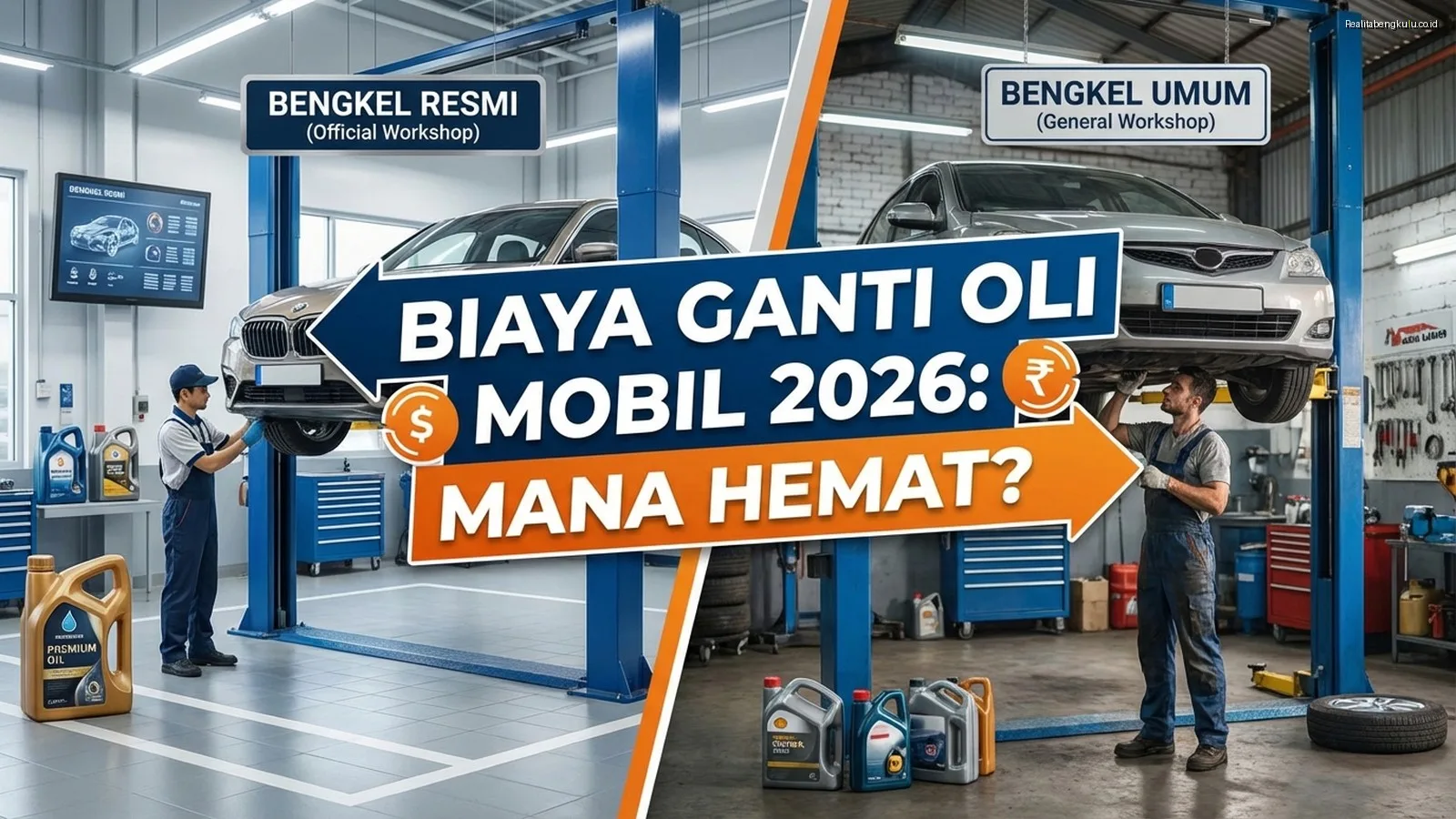 Biaya Ganti Oli Mobil 2026: Bengkel Resmi vs Umum, Mana Hemat? Biaya Ganti Oli Mobil 2026: Bengkel Resmi vs Umum, Mana Hemat?