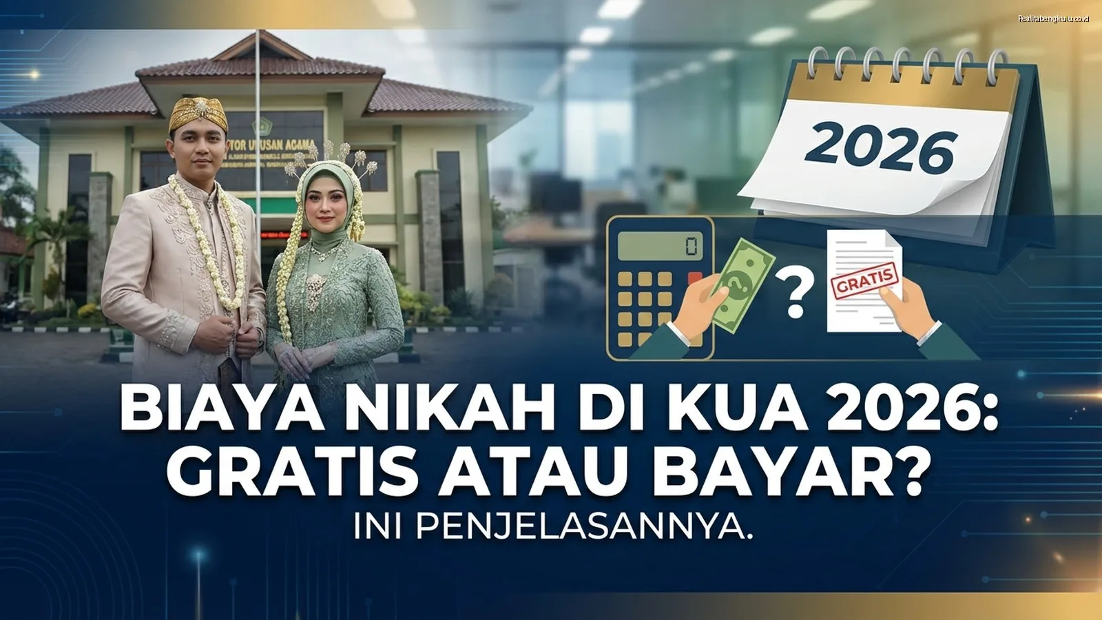 Biaya Nikah di KUA 2026: Gratis atau Bayar? Ini Penjelasannya Biaya Nikah di KUA 2026: Gratis atau Bayar? Ini Penjelasannya