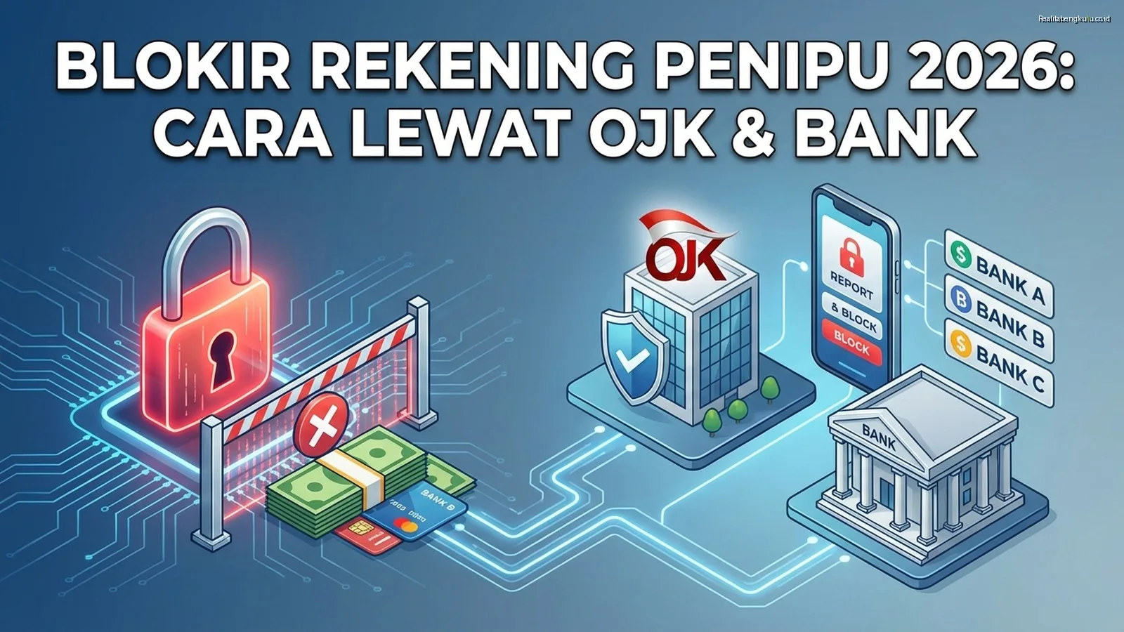 Blokir Rekening Penipu 2026: Cara Lewat OJK & Bank