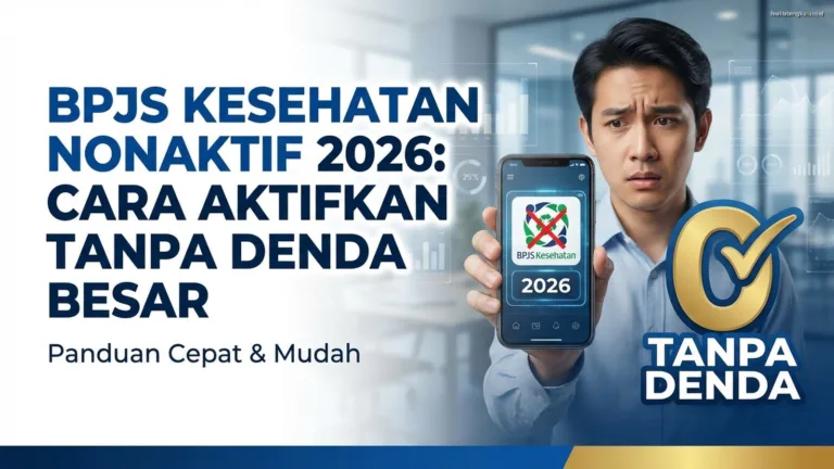 BPJS Kesehatan Nonaktif 2026: Cara Aktifkan Tanpa Denda Besar BPJS Kesehatan Nonaktif 2026: Cara Aktifkan Tanpa Denda Besar