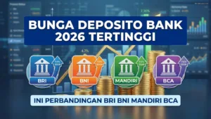 Bunga Deposito Bank 2026 Tertinggi, Ini Perbandingan BRI BNI Mandiri BCA