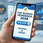 Cek Bansos Kemensos 2026 Pakai NIK KTP, Mudah dan Cepat