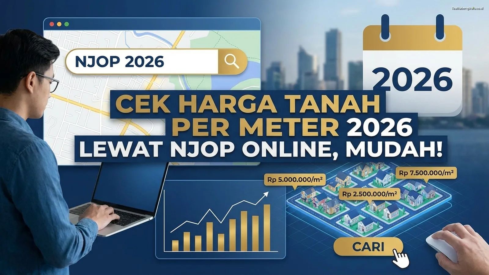 Cek Harga Tanah Per Meter 2026 Lewat NJOP Online, Mudah!