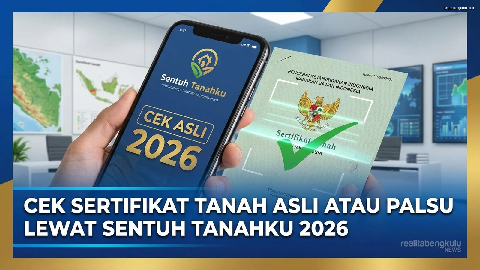 Cek Sertifikat Tanah Asli atau Palsu Lewat Sentuh Tanahku 2026 Cek Sertifikat Tanah Asli atau Palsu Lewat Sentuh Tanahku 2026