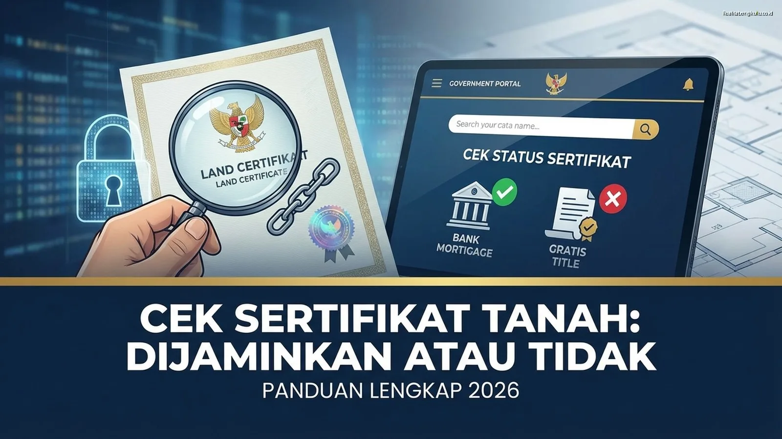Cek Sertifikat Tanah Dijaminkan atau Tidak: Panduan Lengkap 2026