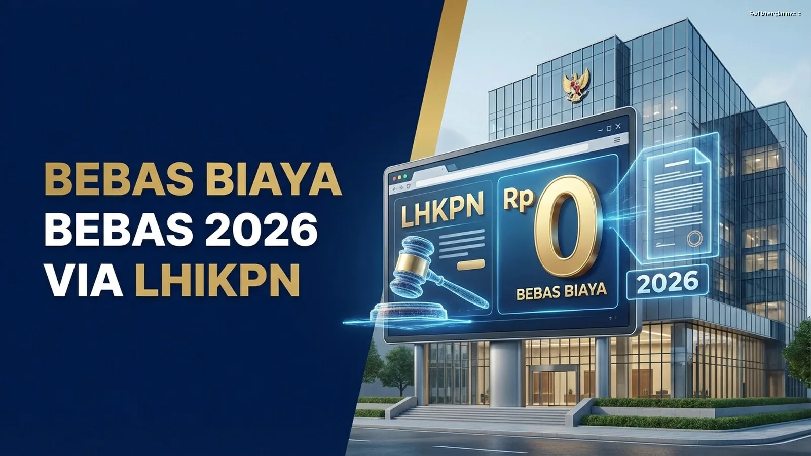 Gugatan Pengadilan Negeri 2026 Tanpa Biaya Lewat LHKPN Gugatan Pengadilan Negeri 2026 Tanpa Biaya Lewat LHKPN