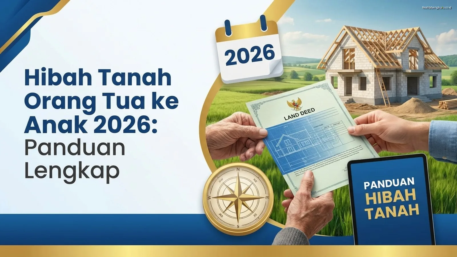 Hibah Tanah Orang Tua ke Anak 2026: Panduan Lengkap