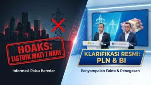 Hoaks Listrik Mati 7 Hari: PLN dan BI Beri Klarifikasi Resmi Hoaks Listrik Mati 7 Hari: PLN dan BI Beri Klarifikasi Resmi