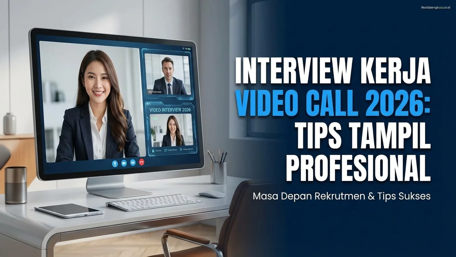 Interview Kerja Video Call 2026: Tips Tampil Profesional